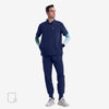 Capable Collared Navy Scrub Set