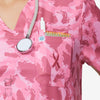 Romance V-neck Scrub Top - NBCAM