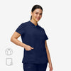 Agile Collared Scrub Top