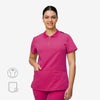 Agile Collared Scrub Top