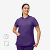 Agile Collared Scrub Top