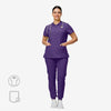 Agile Collared Scrub Top