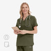 Ara V-Neck Scrub Top