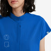 Avant Mandarin Collar Scrub Top