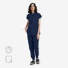 Avant Mandarin Collar Scrub Top