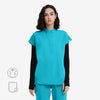 Avant Mandarin Collar Scrub Top