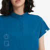 Avant Mandarin Collar Scrub Top