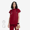 Avant Mandarin Collar Scrub Top