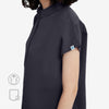 Avant Mandarin Collar Scrub Top