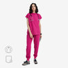 Avant Mandarin Collar Scrub Top