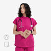 Avant Mandarin Collar Scrub Top