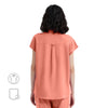 Avant Mandarin Collar Scrub Top