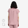 Avant Mandarin Collar Scrub Top