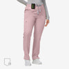 Elegant Straight-leg Scrub Pants Front