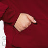 On-Shift Bonnie Scrub Burgundy Jacket Pocket