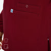 Blanche V-neck Longsleeve Burgundy Scrub Top Pockets