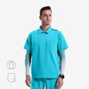 Capable Collared Scrub Top