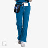 Elegant Straight-leg Scrub Pants Front