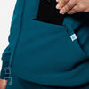 On-Shift Bonnie Scrub Caribbean Blue Jacket Pockets