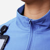 On-Shift Bonnie Scrub Ceil Blue Jacket Mandarin collar
