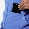 On-Shift Bonnie Scrub Ceil Blue Jacket Pockets