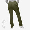 Elegant Straight-leg Scrub Pants