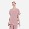 Evelyn Set Bisque Scrub Tops Front