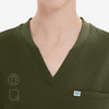 Evelyn V-neck Scrub Top