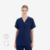 Evelyn V-neck Scrub Top