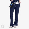 Elegant Straight-leg Scrub Pants Front