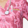 Romance V-neck Scrub Top - NBCAM