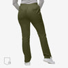 Elegant Straight-leg Scrub Pants