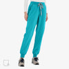 Versatile Jogger Teal Scrub Pants Front