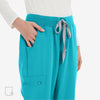 Versatile Jogger Teal Scrub Pants Waistband