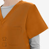 Phillip V-neck Turmeric Scrub Top Chest Pocket