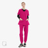 Versatile Jogger Virtual Pink Scrub Set