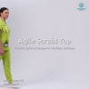 Agile Collar Scrub Top Video