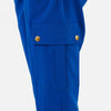 Ellen Set Royal Blue Scrubs Pants Cargo Pockets