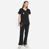 Atlas Set Black Scrubs Front