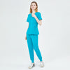 Dahlia Set Teal Scrubs Side