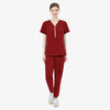 Ellen Set Burgundy Scrubs