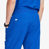 Louis Set Royal Blue Scrubs Back Pockets