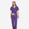 Charlotte On-Shift Scrubs Set Plum Wine Color