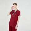 Sharleen Set Burgundy Scrubs